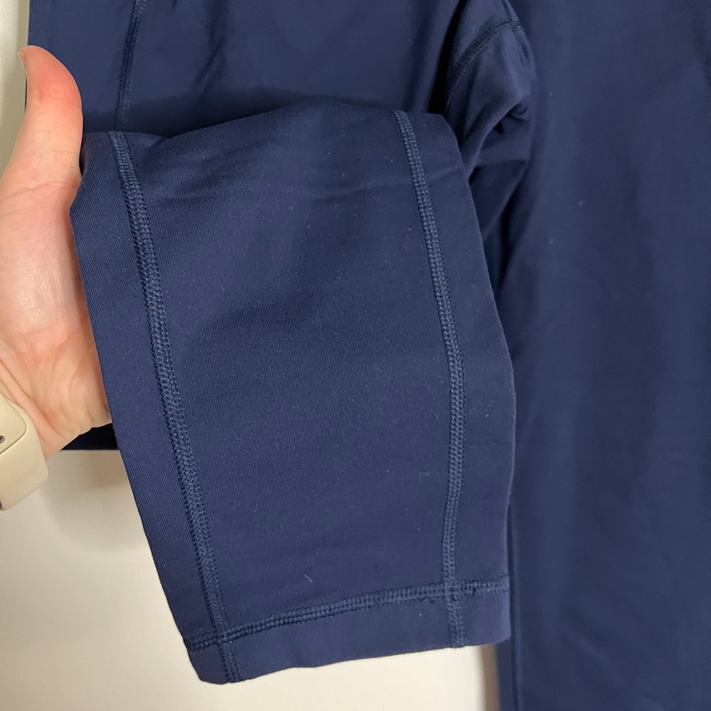 Duluth Trading Co. Navy Blue Leggings Athletic Workout Women Size Medium - Picture 4 of 5